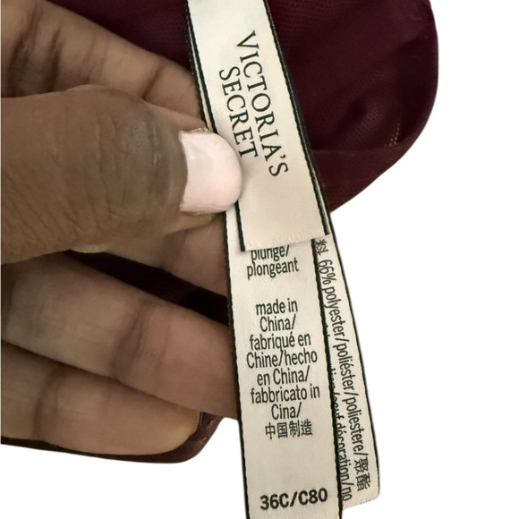 Victoria’s Secret Purple Lace Halter Bra Size 36C - Picture 4 of 4